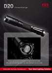 NiteCore SpartPD D20 CREE XR-E LED Flashlight