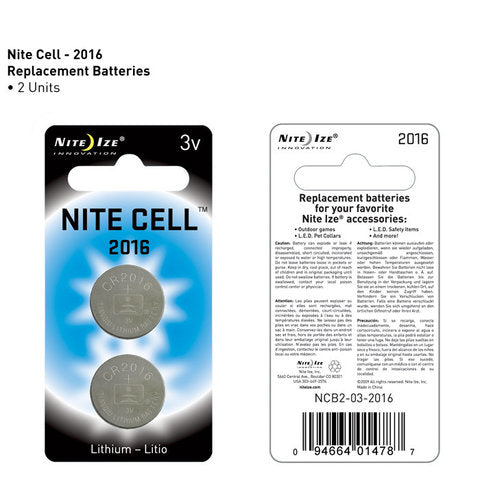 Nite Ize 2016 Lithium Batteries - 2 Pack