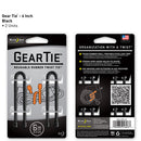 Nite Ize Gear Tie 6 inch - Black 2pk