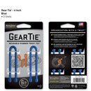 Nite Ize Gear Tie 6 inch - Blue 2pk
