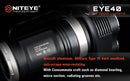 Niteye EYE40 4 x CREE XM-L U2 LED 3000 Lumen Flashlight