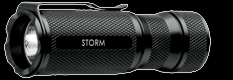 Novatac Storm CR123 LED Flashlight - Black