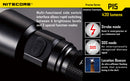 Nitecore P15 XP-G2 LED 430 Lumen 1 x 18650 or 2 x CR123 Flashlight