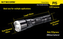 Nitecore P15 XP-G2 LED 430 Lumen 1 x 18650 or 2 x CR123 Flashlight