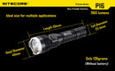 Nitecore P16 XM-L2 960 Lumen 1 x 18650 or 2 x CR123 Flashlight