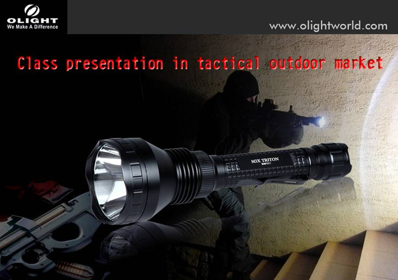 olight 1000 lumen flashlight Olight M3X XM-L2 Triton 1000 Lumen LED Flashlight