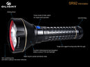Olight SR92 1700 Lumen 3 x XM-L LED Flashlight