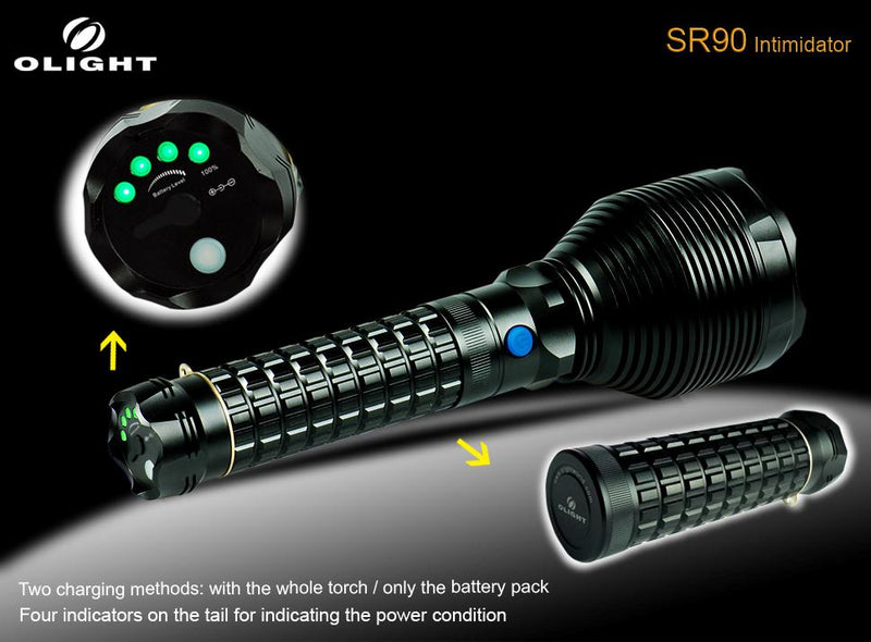Olight SR90 Intimidator 2200 Lumens SST-90 Flashlight