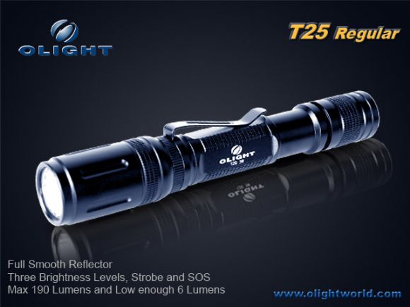 Olight T25 Regular CREE Q5 2 x AA LED Flashlight