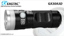 EagleTac GX30A3D Diffuser 3x AA 1330 Lumens Array XP-L HI V3