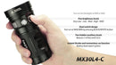 Eagletac MX30L4-C 4800 Lumen 4 x 18650 CREE XP-L Hi LED Flashlight