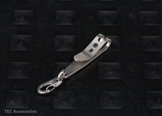 Tec Accessories P-7 Suspension Clip - Bead Blasted Stainless Steel