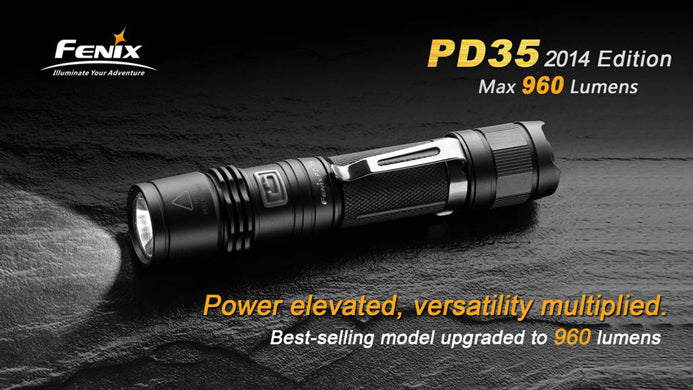 Fenix PD35 1 x 18650 / 2 x CR123A CREE XM-L2 U2 960 Lumen LED Flashlig