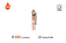 Acebeam Pokelit AA Copper – 500 Lumen High CRI90 EDC Flashlight | Nichia 519A LED, AA/14500 Compatible