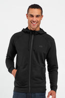Icebreaker Men's Merino Wool Quattro Long Sleeve Zip Hoodie