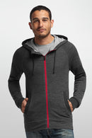 Icebreaker Men's Merino Wool Quattro Long Sleeve Zip Hoodie