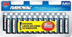 Rayovac AA Alkaline Batteries - 24 Pack