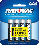 Rayovac AA Alkaline Batteries - 4 Pack