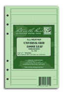 Rite in the Rain Universal Tactical Loose Leaf 4 x 7 Green 982