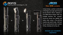 Rofis JR20 CREE XP-G R5 310 Lumen 2 x CR123 / 1 x 18650 Rotating Angle LED Flashlight