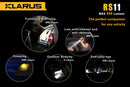 Klarus RS11 2 x (R)CR123A / 1 x 18650 CREE XM-L2 U2 930 Lumen LED Flashlight