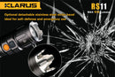 Klarus RS11 2 x (R)CR123A / 1 x 18650 CREE XM-L2 U2 930 Lumen LED Flashlight