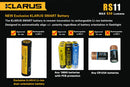 Klarus RS11 2 x (R)CR123A / 1 x 18650 CREE XM-L2 U2 930 Lumen LED Flashlight