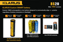 Klarus RS20 1 x 18650 / 2 x (R)CR123A CREE XM-L2 U2 1050 Lumen LED Flashlight