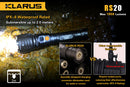 Klarus RS20 1 x 18650 / 2 x (R)CR123A CREE XM-L2 U2 1050 Lumen LED Flashlight