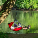 ENO AIRPOD Hanging Chair- Red - Charcoal