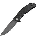 Artisan Cutlery 1702PS-BCF Folding Knife G10 Carbon Fiber Handles 3.94" Blade D2 Steel