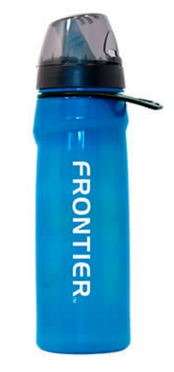 Aquamira Frontier Flow Red Line Virus Filter Water Bottle