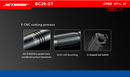 Jetbeam BC20GT 1080 Lumen Flashlight 1 x 18650 CREE XP-L HI V3 LED