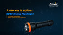 Fenix SD10 1 x 18650 / 2 x CR123A CREE XM-L2 T6 Neutral White 930 Lumen LED Diving Flashlight
