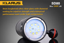 Klarus SD80 4 x 18650 / 8 x CR123A CREE XM-L2 5000 Lumen LED Flashlight