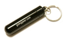 Aluminum Waterproof Slim Capsule / Pill Fob - Black