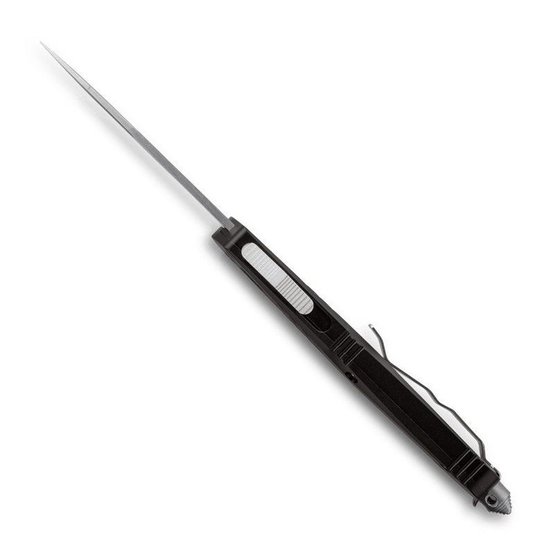 CobraTec FS-X Small Black OTF Knife - D2 Steel 2.5in Drop Point Blade