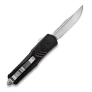 CobraTec FS-X Small Black OTF Knife - D2 Steel 2.5in Drop Point Blade
