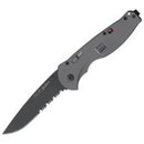 SOG Flash I 1/2 Serrated Black TiNi Assisted Opening Knife-Black