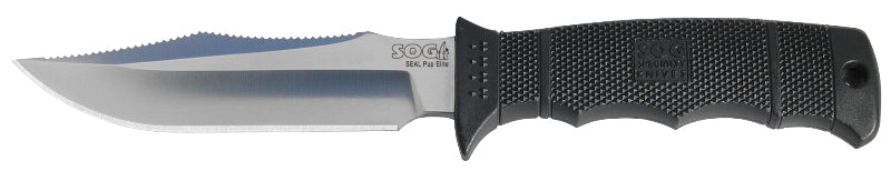 SOG SEAL Pup Elite Straight Fixed Blade w/ Nylon Sheath - E37-N