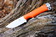 Sparky 3 Custom Fixed Blade - Orange G10