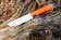Sparky 6 Custom Fixed Blade - Orange G10