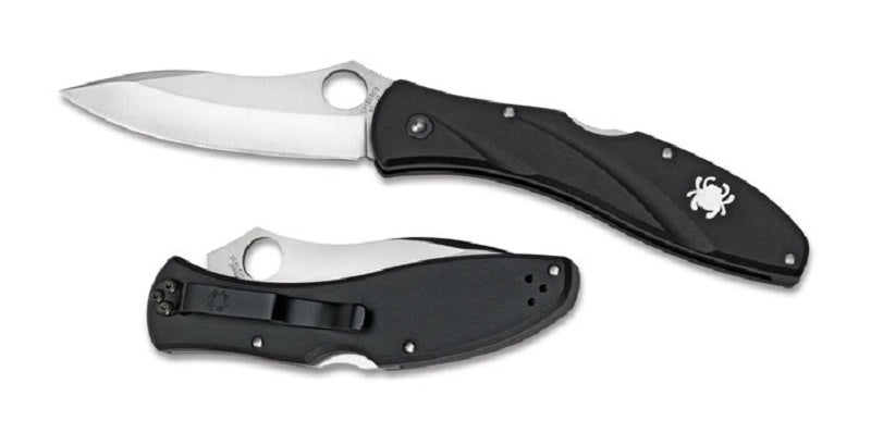 Spyderco Centofante 3 Folding Knife - Plain Edge - C66PBK3