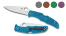 Spyderco Endura 4 FFG Blue FRN C10FPBL Folding Knife - Plain
