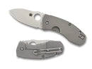 Spyderco Techno 2 Titanium Folding Knife 2.52in Blade w/ CTS-XHP Steel - C158TIP2