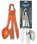 Sea to Summit Polycarbonate 3 Piece Utensil Set - Gray