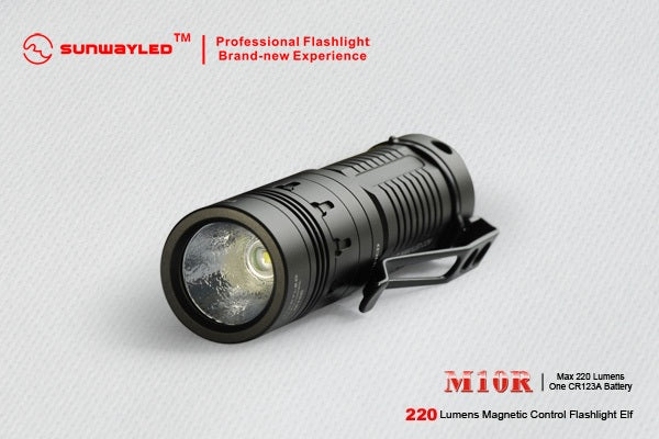 Sunwayman M10R XP-G R5 LED Flashlight 1 x CR123