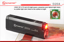 Sunwayman D20A Dual LED Flashlight - CREE XP-G2 White LED & CREE XP-E P2 Red LED - 258 Lumens - 2 x AA batteries