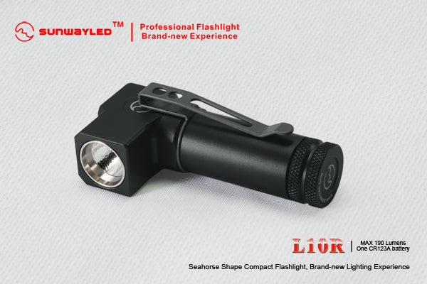 Sunwayman L10R LED Angle Flashlight 1 x CR123