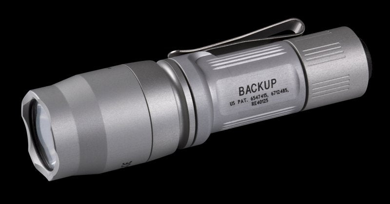 Surefire E1B Backup 110 Lumen LED Flashlight - Silver